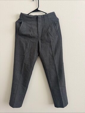 Stradivarius WomenCharcoal Gray Tailored Dress Pants